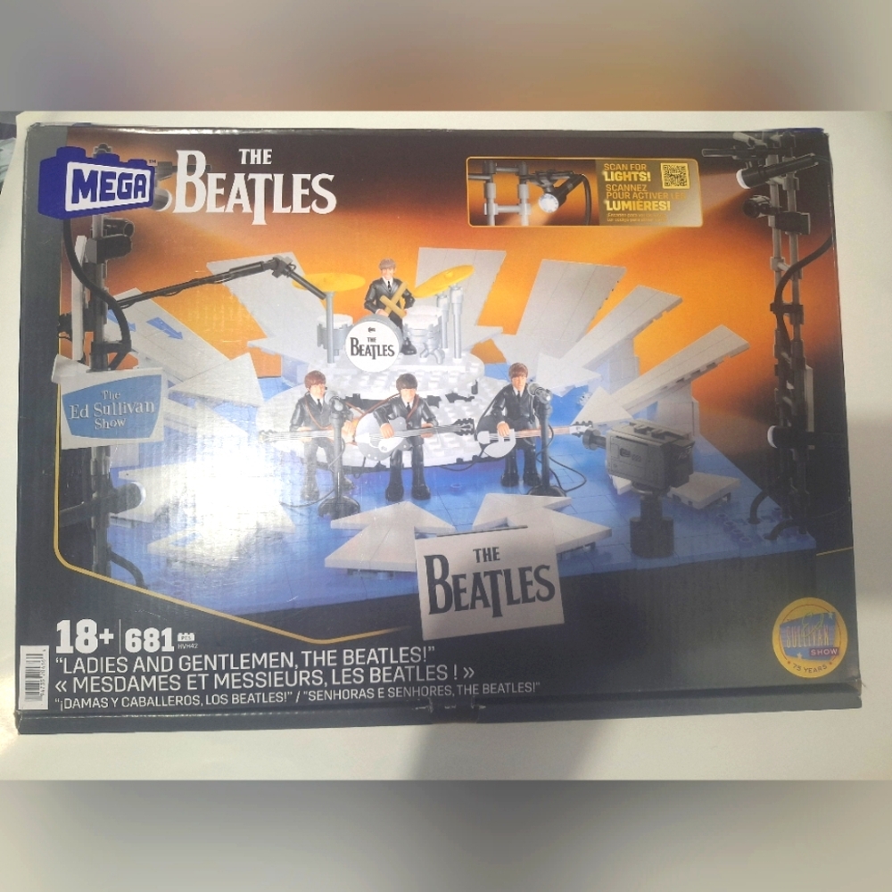 Mega The Beatles Ed Sullivan Show Building Set - New in box - Sealed packages
